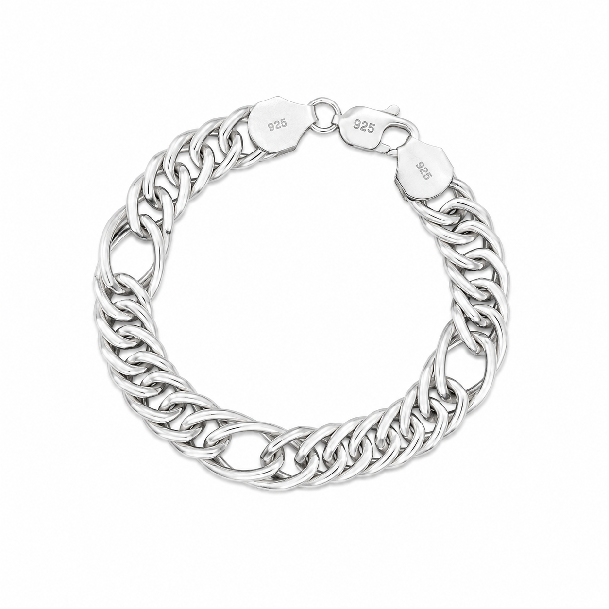 925 Sterling Silver Cuban Link Bracelet | Premium Chain Bracelet for Men & Women