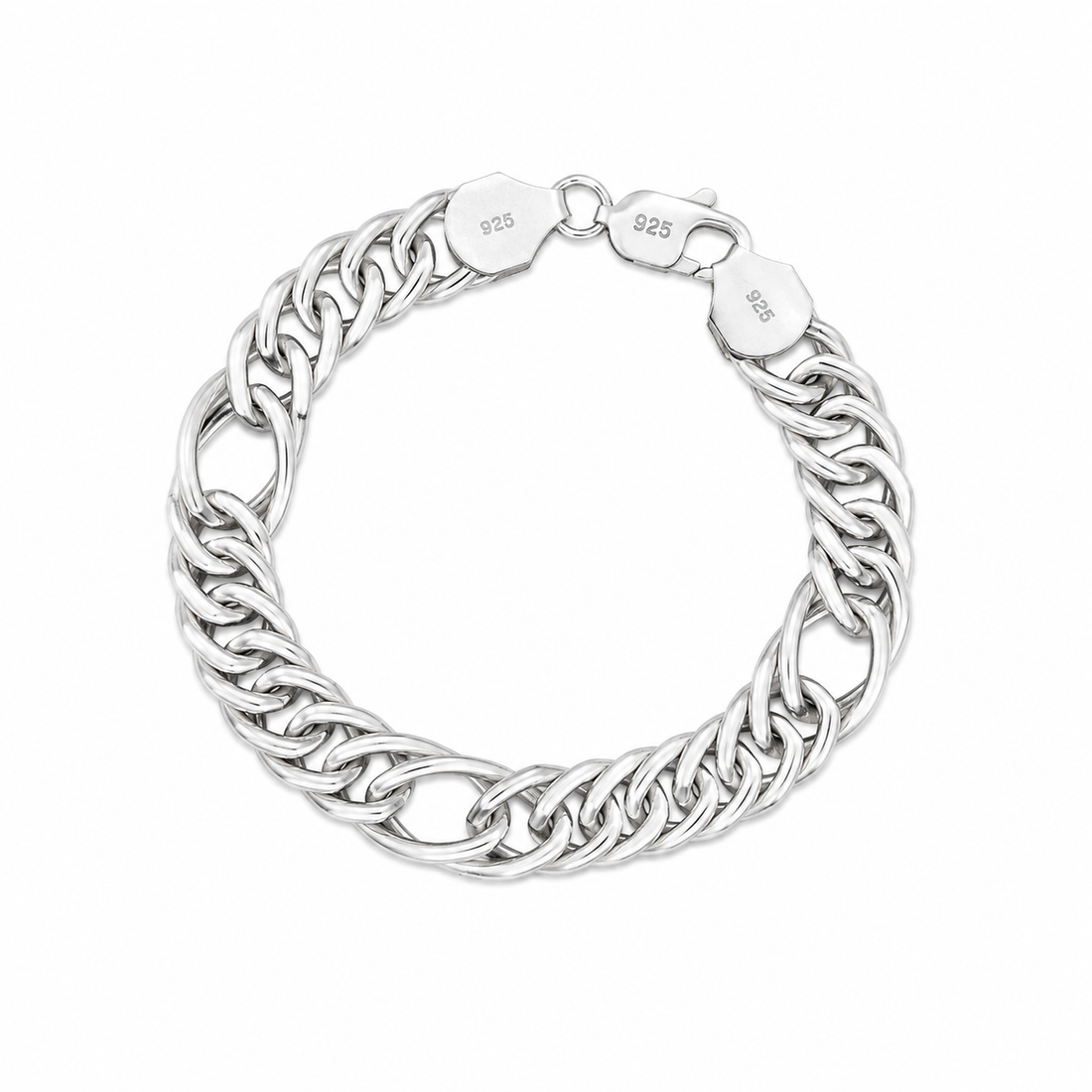 925 Sterling Silver Cuban Link Bracelet | Premium Chain Bracelet for Men & Women