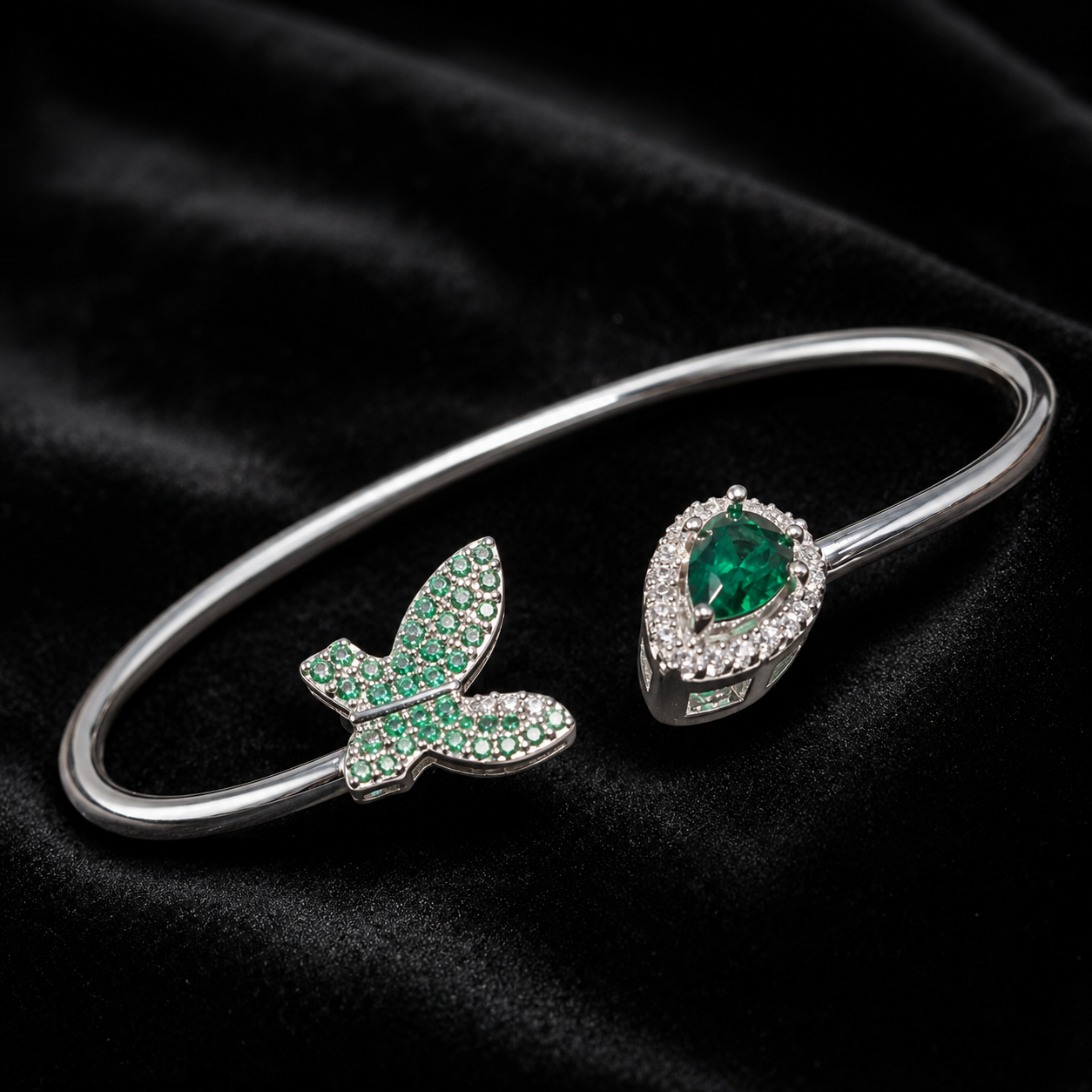 Luxury Silver Butterfly Bracelet ✨