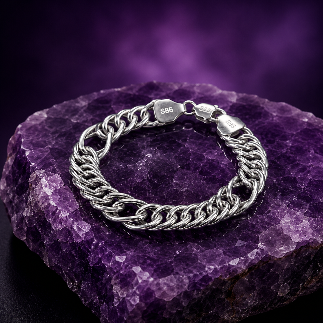 925 Sterling Silver Cuban Link Bracelet | Premium Chain Bracelet for Men & Women