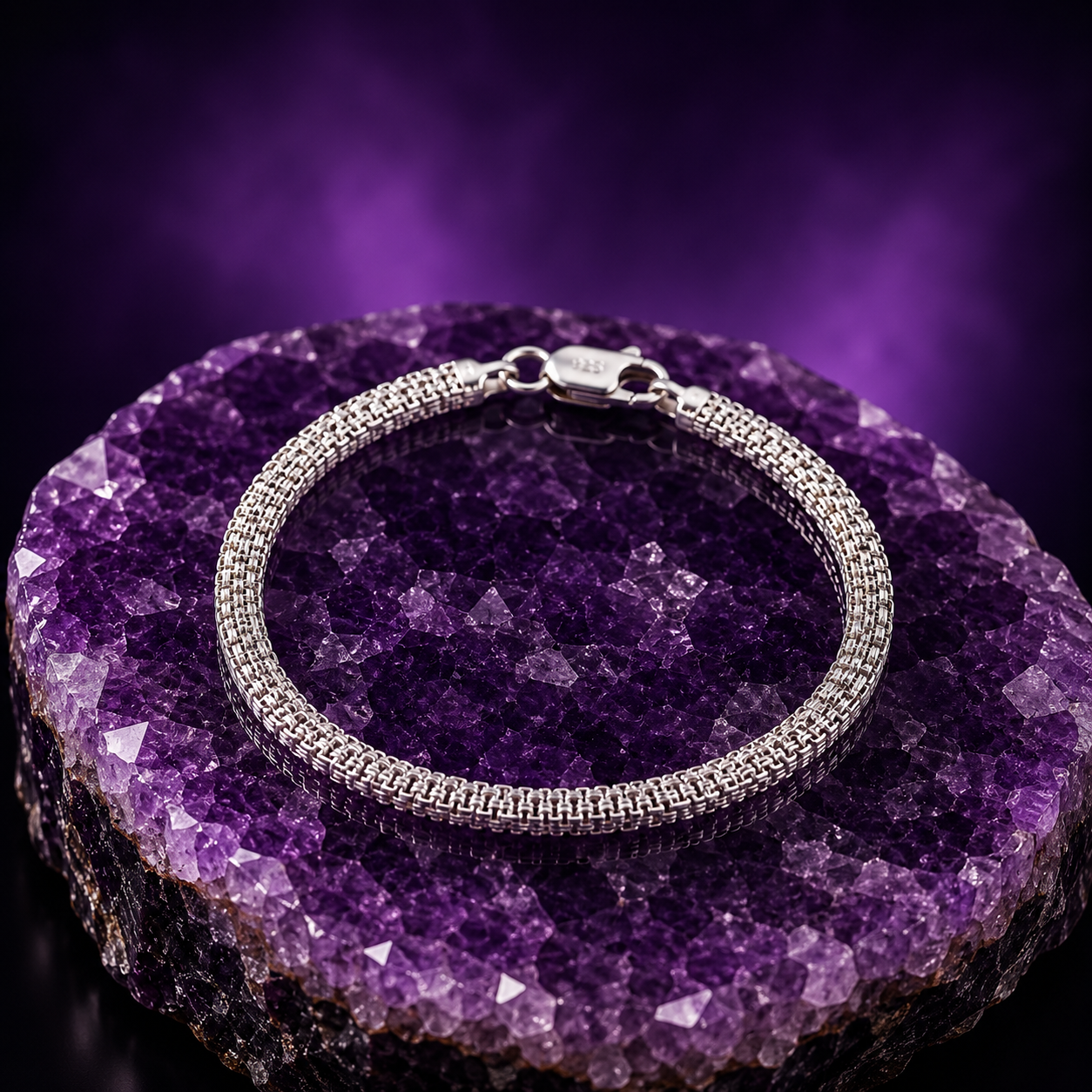 925 Sterling Silver Box Chain Bracelet | Elegant Premium Bracelet for Men & Women
