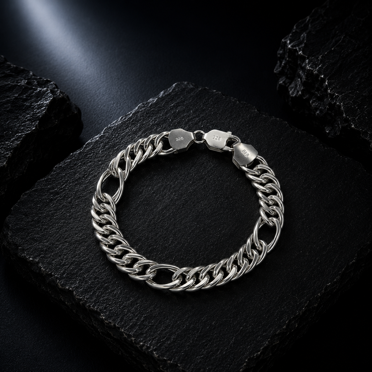 925 Sterling Silver Cuban Link Bracelet | Premium Chain Bracelet for Men & Women