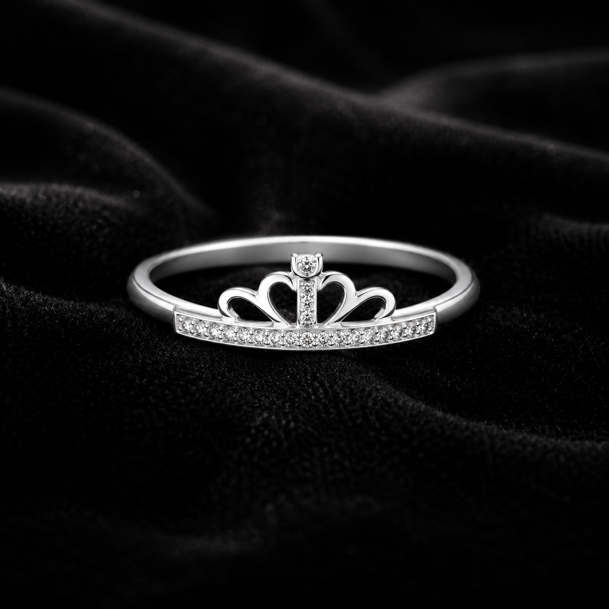 Elegant Couple Silver Ring Set – Stylish Matching Rings for Couples