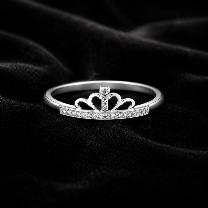 Elegant Couple Silver Ring Set – Stylish Matching Rings for Couples