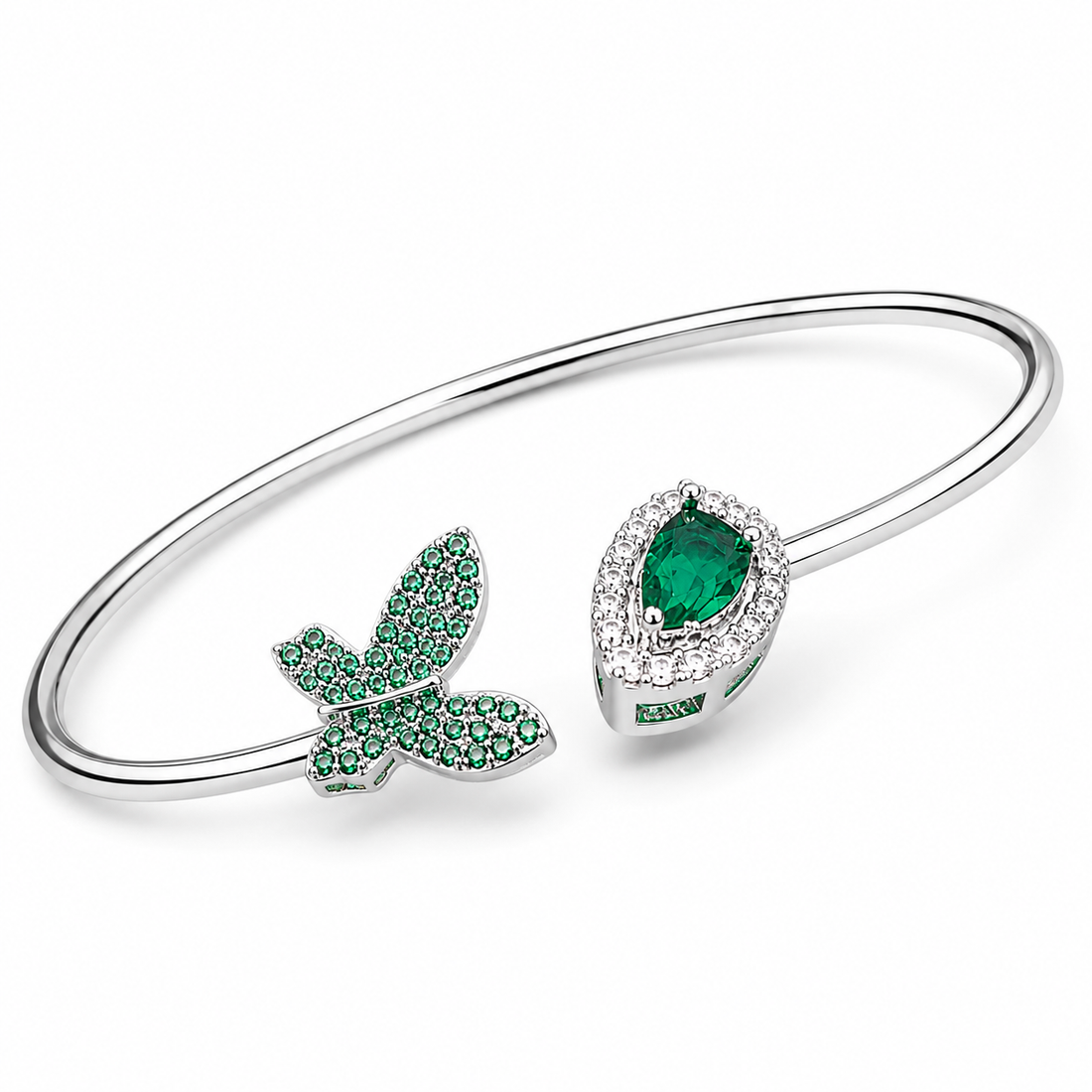 Luxury Silver Butterfly Bracelet ✨