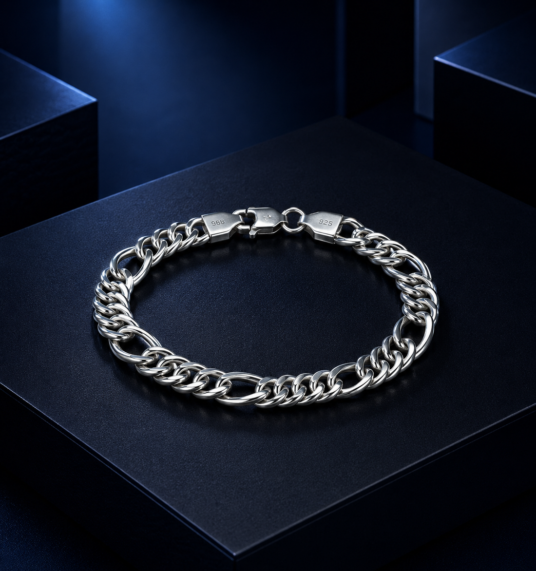 925 Sterling Silver Cuban Link Bracelet | Premium Chain Bracelet for Men & Women