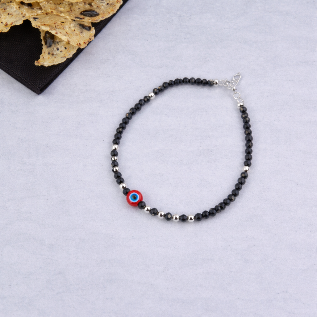 Red Evil eye Spinel Protection Bracelet