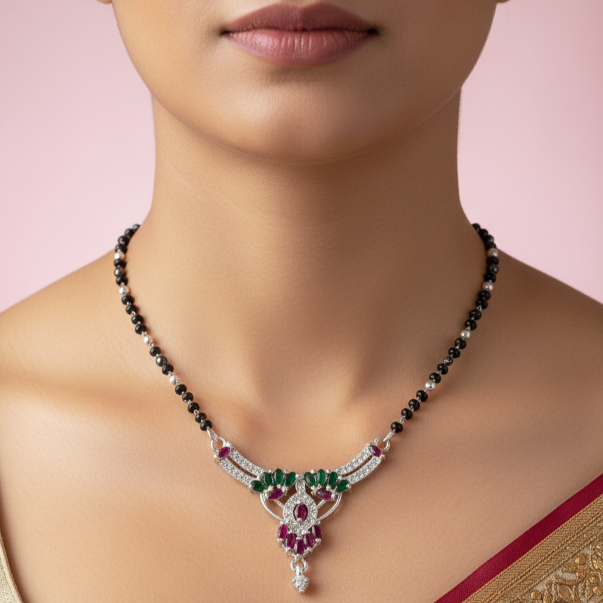 Regal Charm Mangalsutra Pendant Necklace