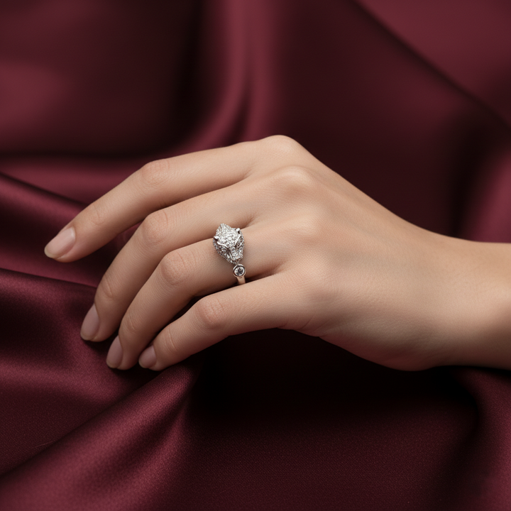 Eternal Panther Pavé Statement Ring