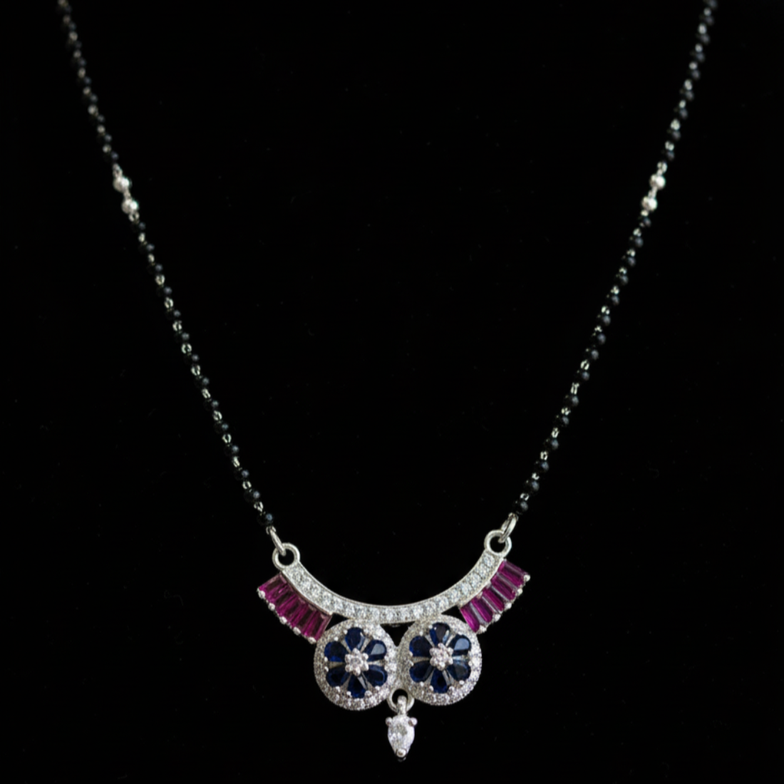 Exquisite Dual-Tone Mangalsutra Pendant Necklace