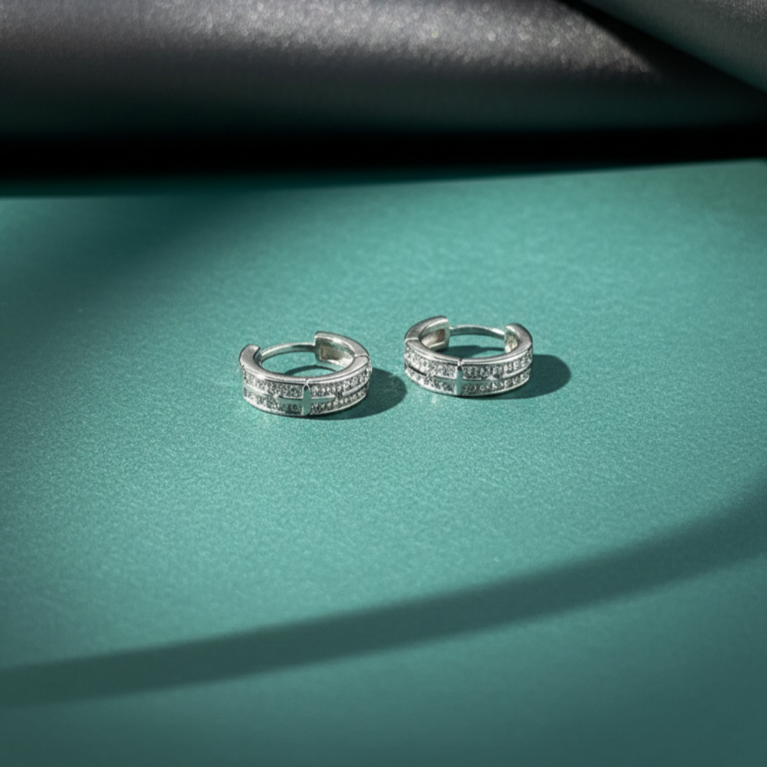 Sparkling Huggie Hoops Elevate Style