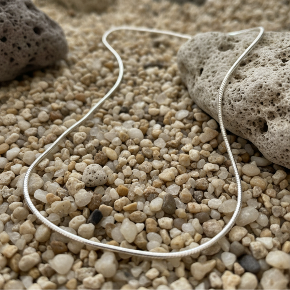 Classic Plain Silver Snake Chain