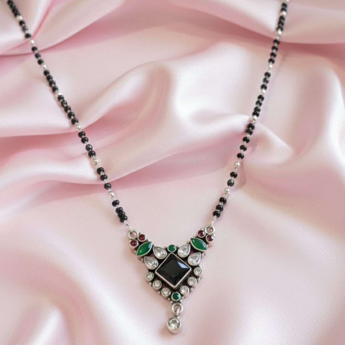 Traditional Elegance Black Bead Mangalsutra
