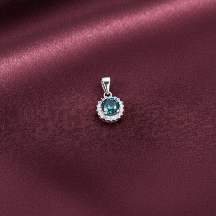 Midnight Ocean Halo Chain Pendent