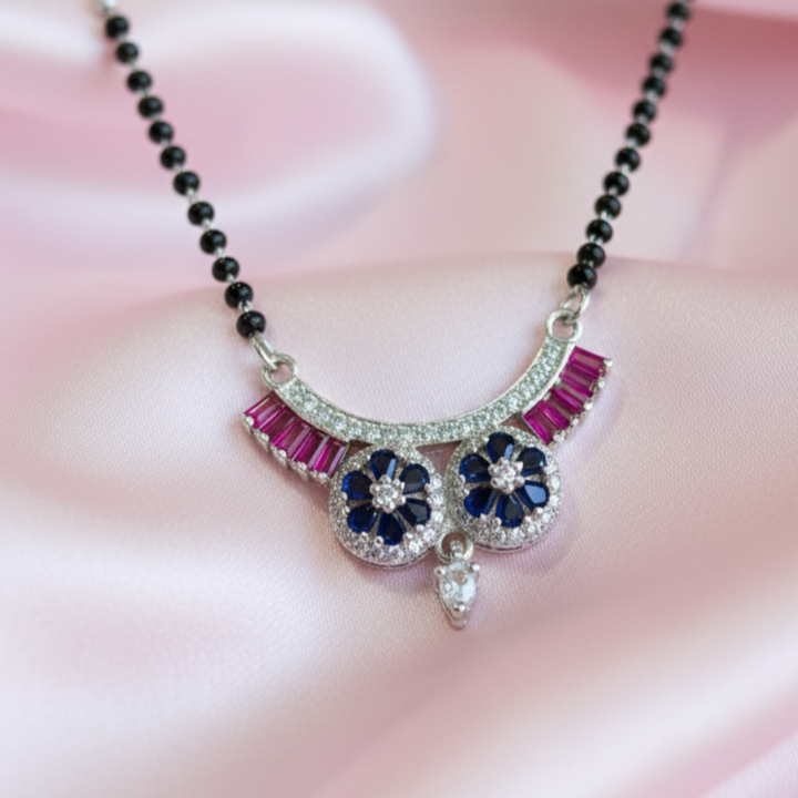 Exquisite Dual-Tone Mangalsutra Pendant Necklace