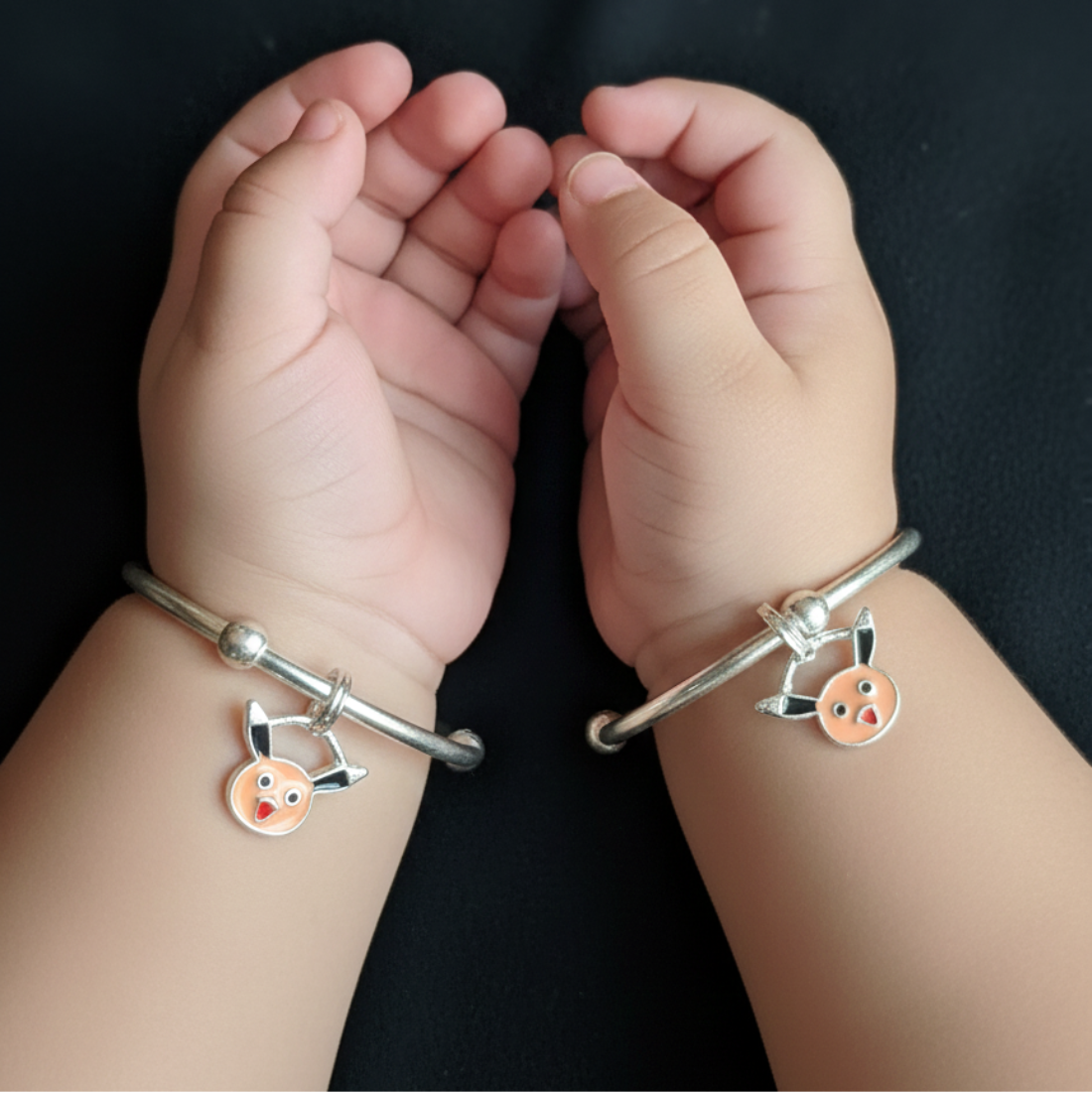 Baby Kada with Cartoon Charm