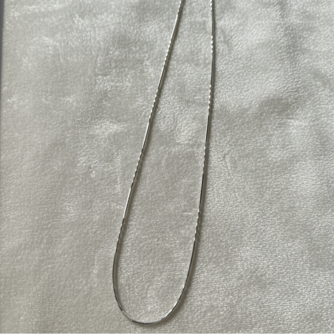 Silver Plain and Twist Chain for Boys