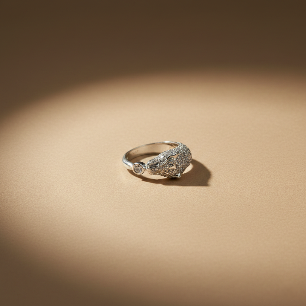 Eternal Panther Pavé Statement Ring