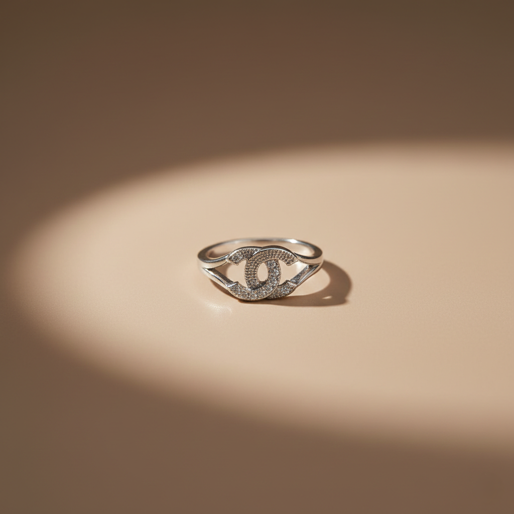 Eternal Interlocking Brilliance Silver Statement Ring