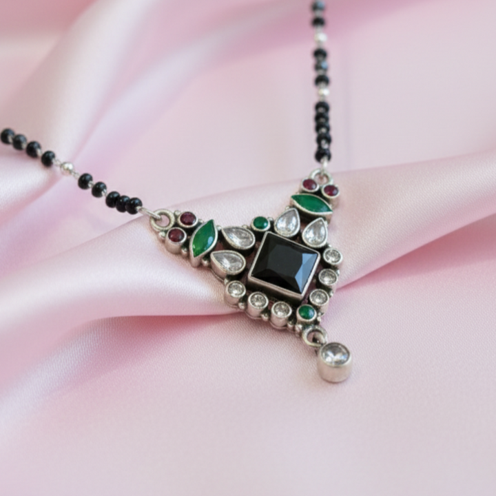 Traditional Elegance Black Bead Mangalsutra