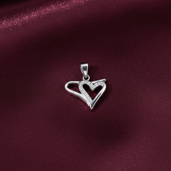 Eternal Heart Sterling Silver Chain Pendant