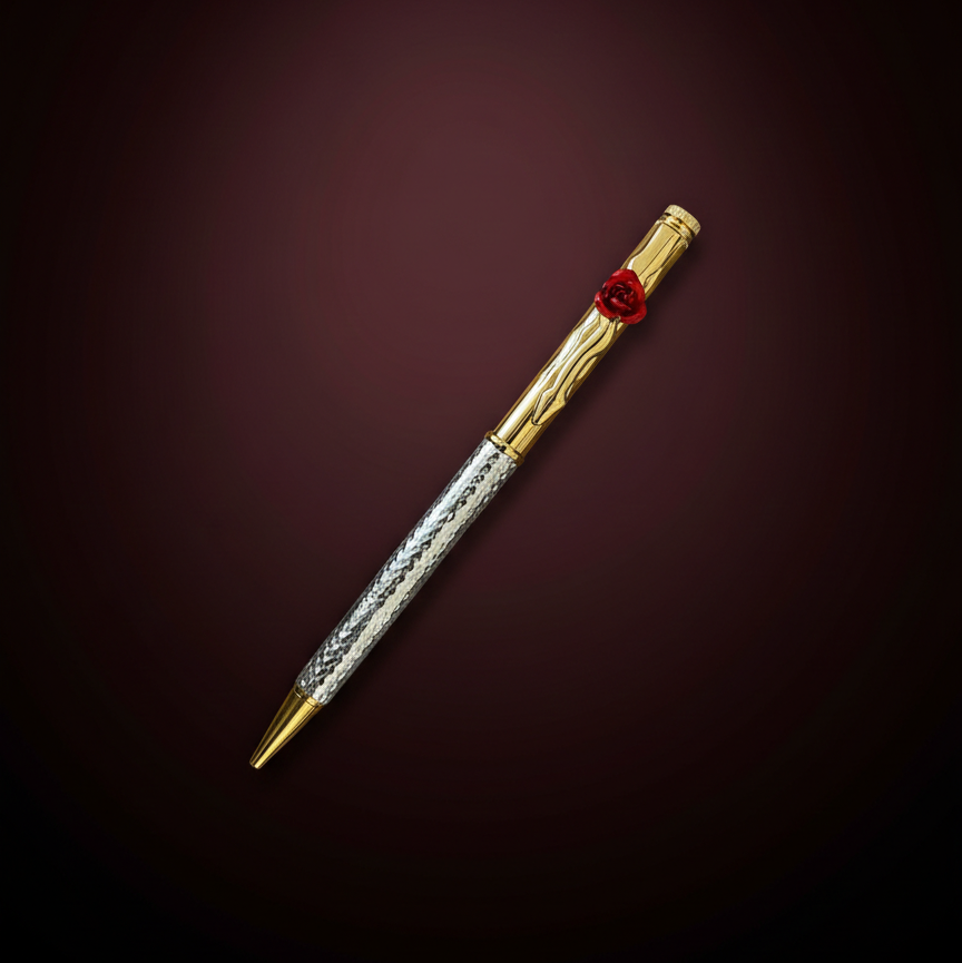 Eternal Rose Dual-Tone Textured Executive Ballpoint Pen