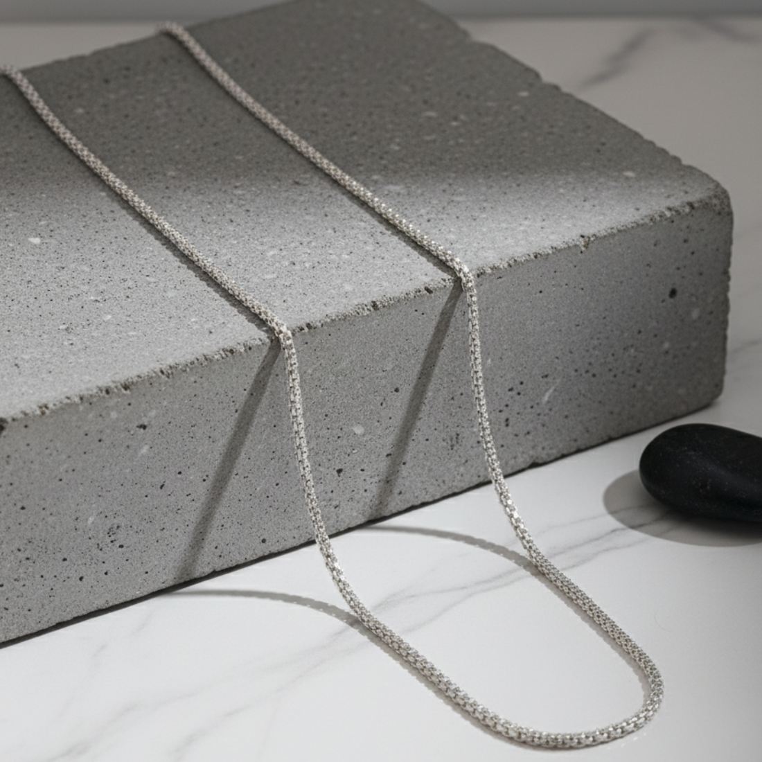 Silver Sterling Great Desire Boys Chain