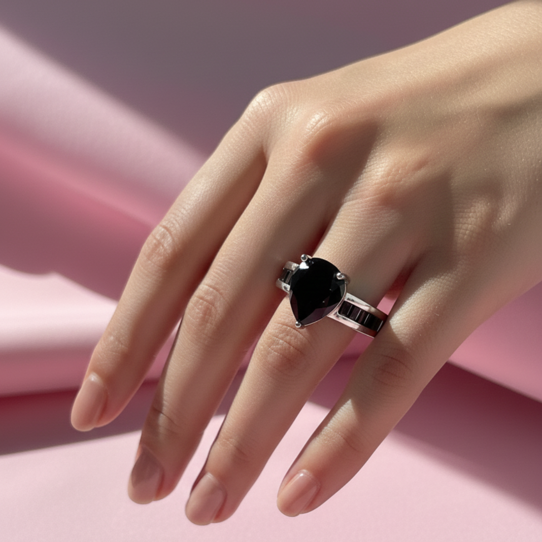 The Elegance Black Noir Ring