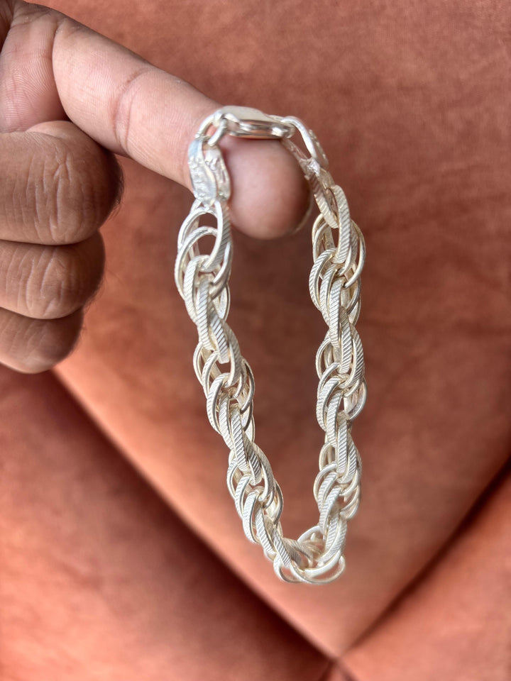 Men Sterling Silver Bracelet